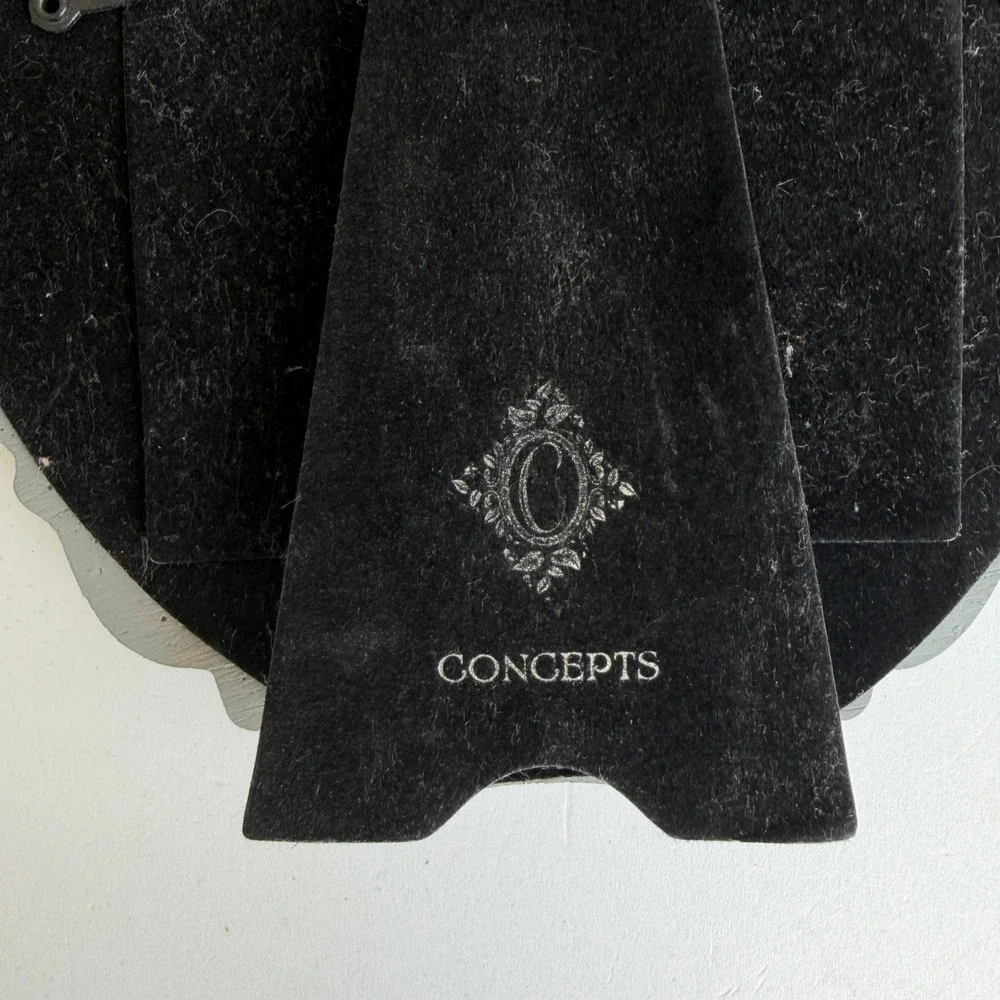 Concepts Grey and Silver Scalloped Oval Tabletop Picture Frame 5x3.5 Photo